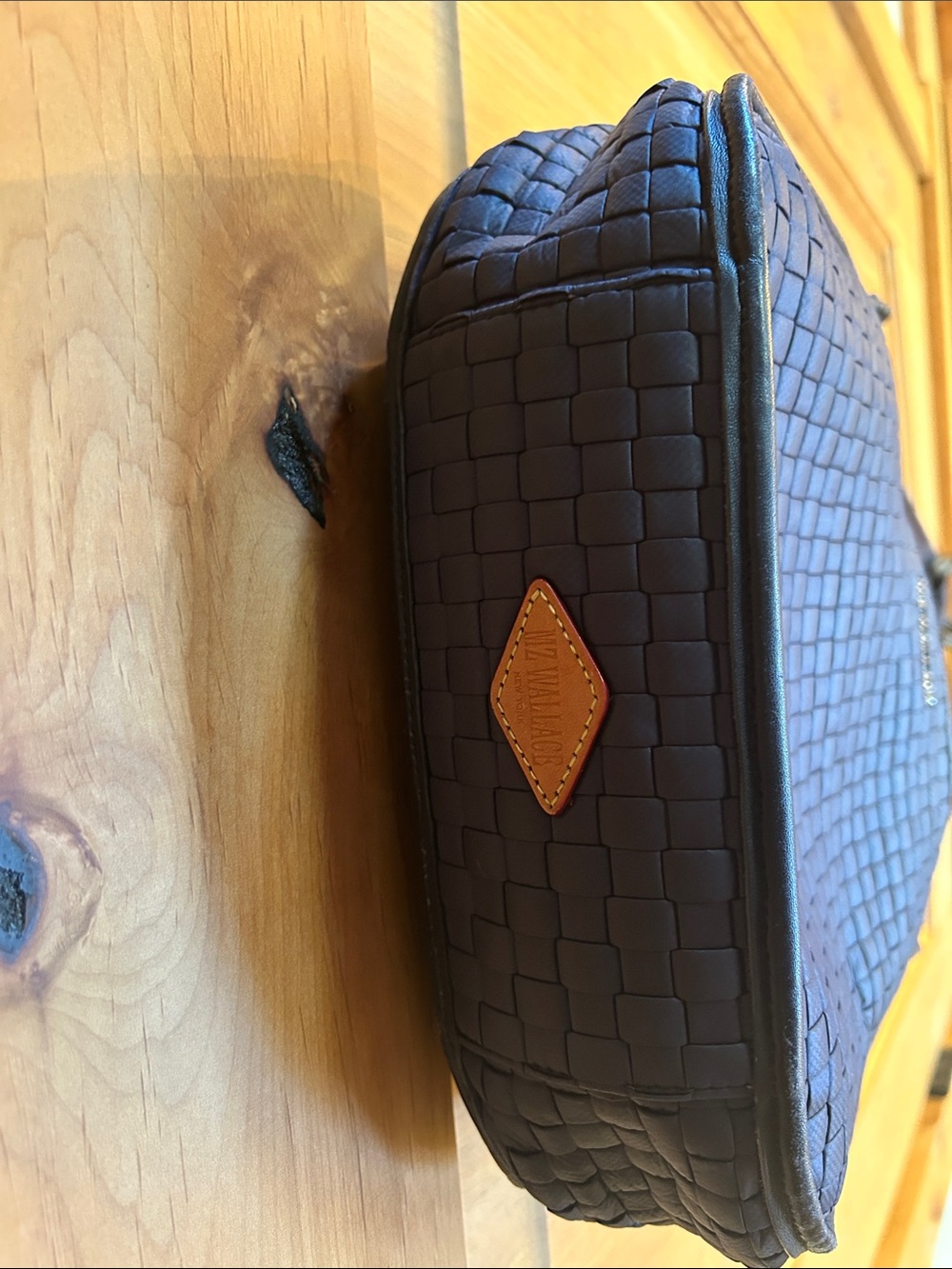 MZ Wallace Navy Quilted Crossbody Bag - Picture 7 of 8